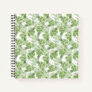 Green Palm Leaves Notebook