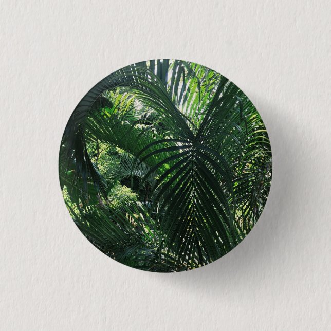 Green Palm Tree Button (Front)