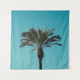 Green palm tree tapestry