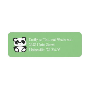 Green Panda Bear Baby Shower