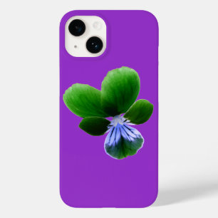 Green Pansy Case-Mate iPhone 14 Case