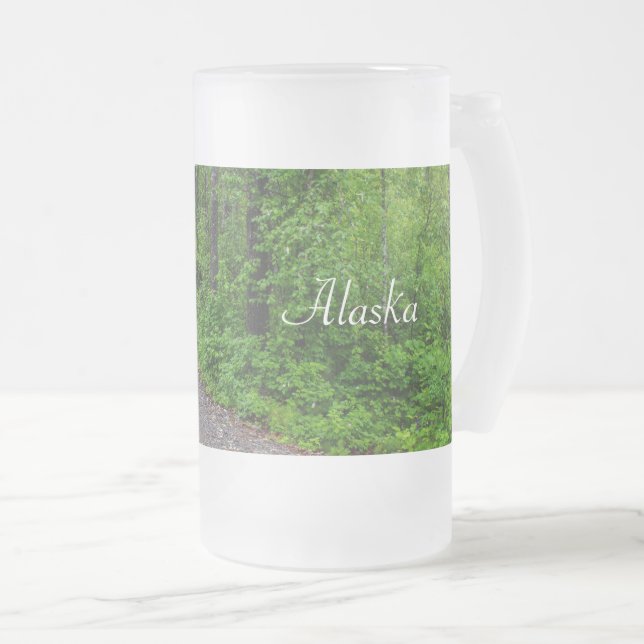 Green Paradise Frosted Mug (Front Right)