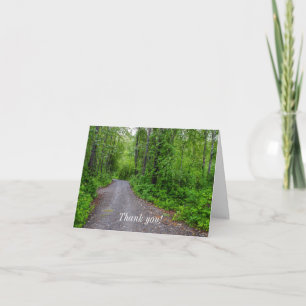 Green Paradise Thank You Card