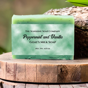 Green Parchment Paper Style Soap Belly Band Invitation Belly Band