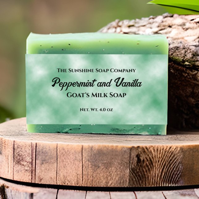 Green Parchment Paper Style Soap Belly Band Invitation Belly Band (Creator Uploaded)