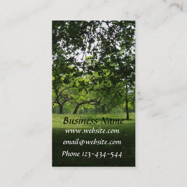 Green Park Business Card (Front)