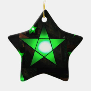 Green Parol Ceramic Tree Decoration