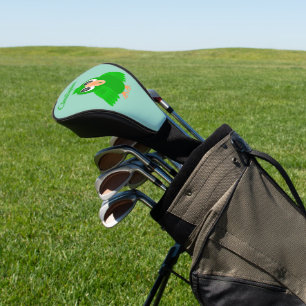 Green Parrot Design Golf Head Cover