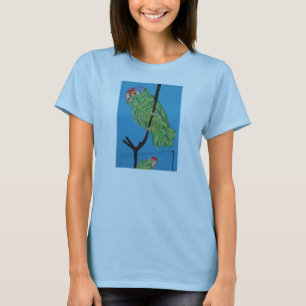 green parrot t-shirt