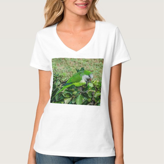 Green parrot T-Shirt (Front)