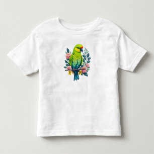 green parrot tshirt