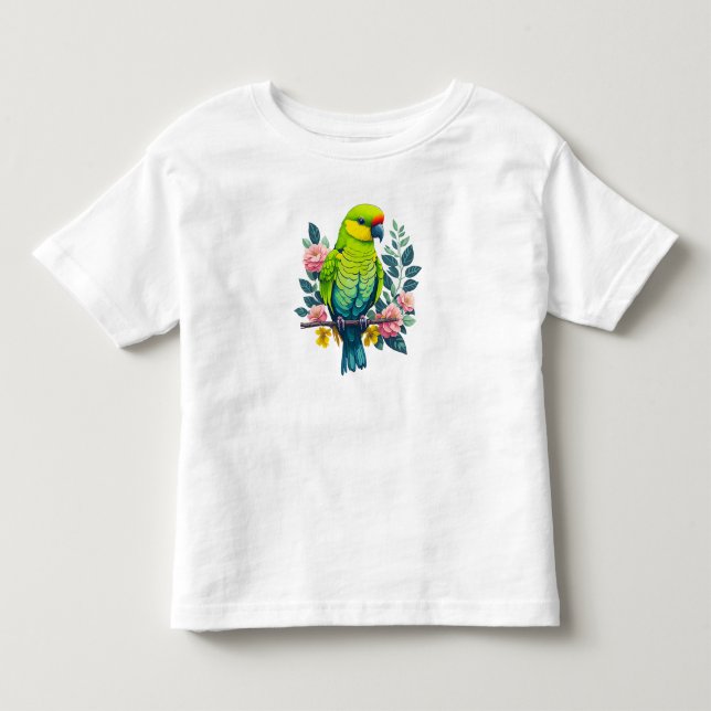 green parrot tshirt (Front)