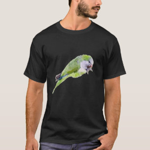 Green parrot watercolor painting T-Shirt
