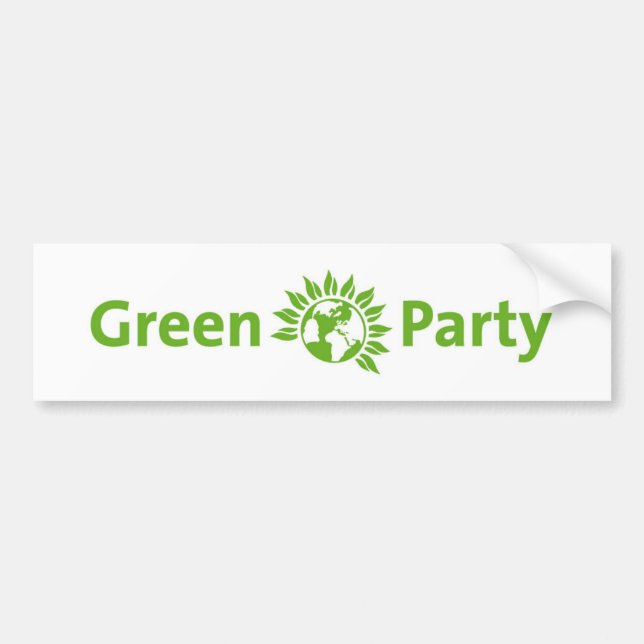 Green Party Bumper Sticker (Front)
