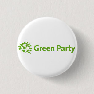 Green Party Logo 3 Cm Round Badge
