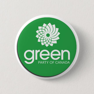 Green Party of Canada Logo 6 Cm Round Badge