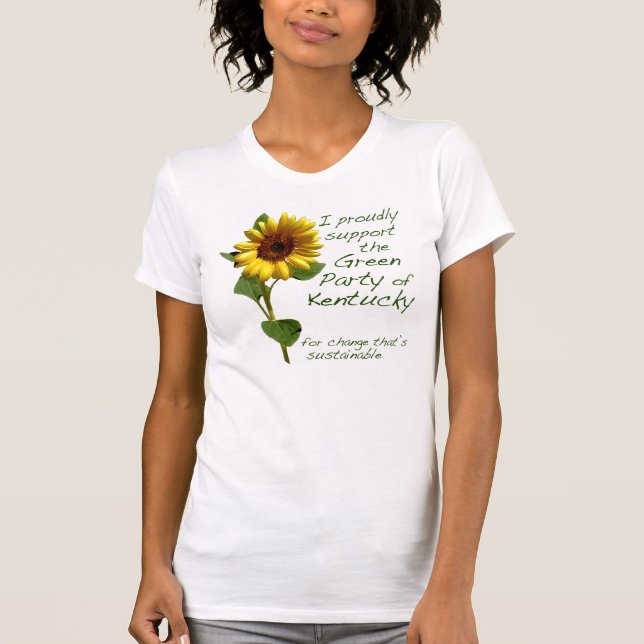 Green Party of Kentucky Tshirt (Front)