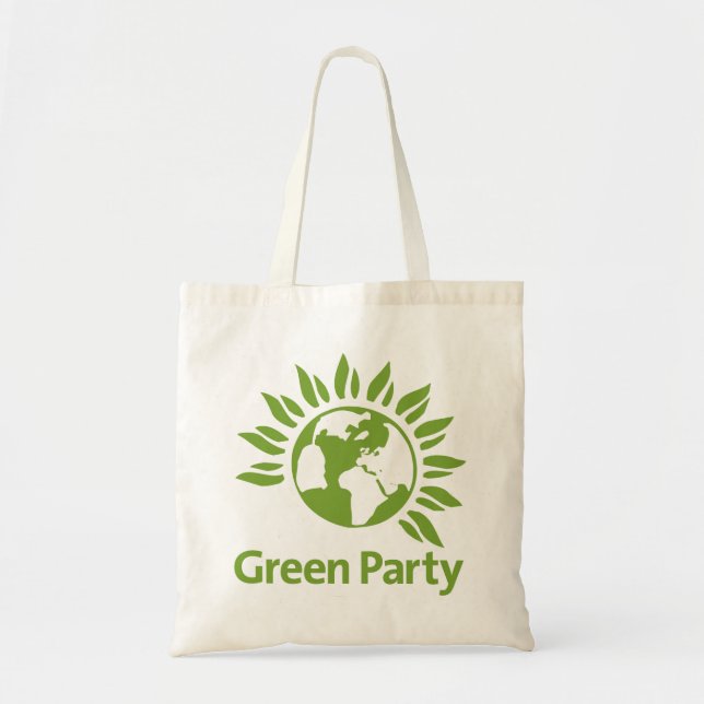 Green Party Tote Bag (Front)