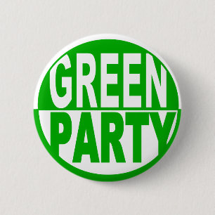 Green Party USA 6 Cm Round Badge