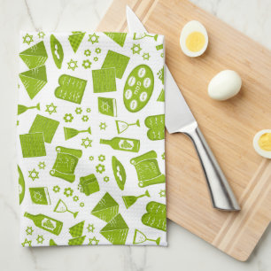 Green Passover  Tea Towel