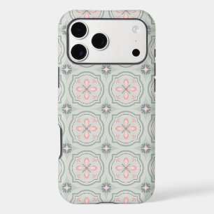 Green Pastel Floral Tiles