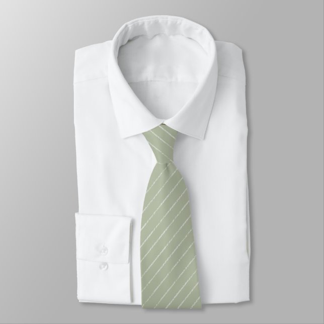 Green pastel.  tie (Tied)