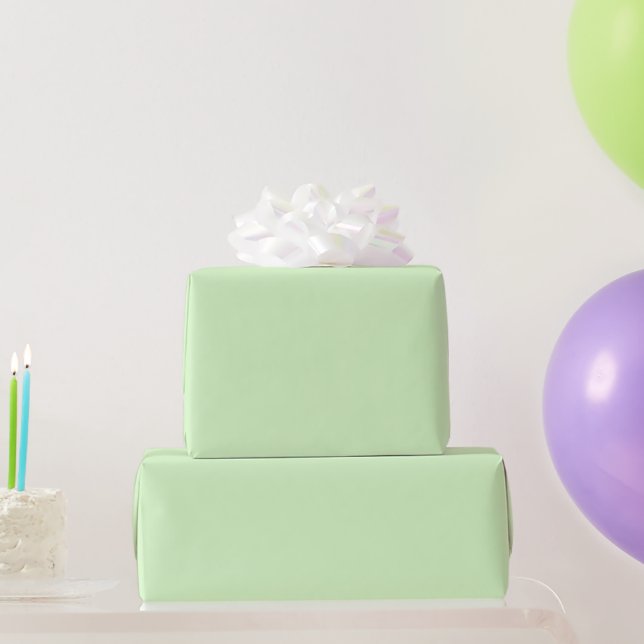 Green Pastel  Wrapping Paper (Party Gifts)