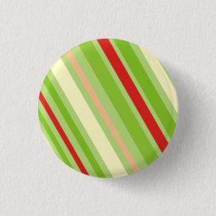 Green Pattern 3 Cm Round Badge