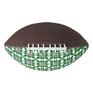 Green Pattern American Football