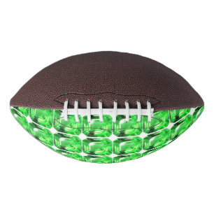 Green Pattern American Football