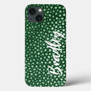 Green Pattern iPhone 13 Case