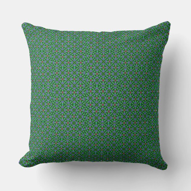Green PATTERN Cushion (Front)