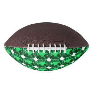 Green Pattern Emerald American Football