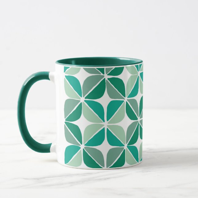 Green Pattern Mug (Left)