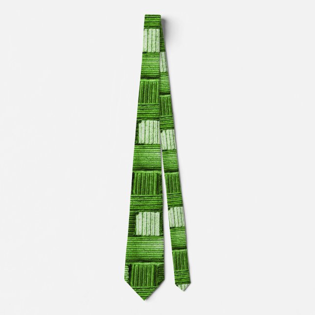 Green Pattern Tie (Front)