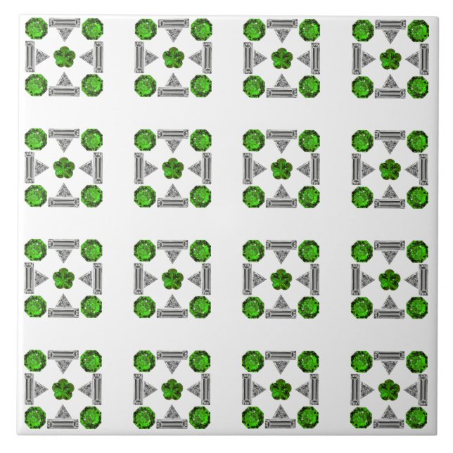 Green Pattern Tile (Front)