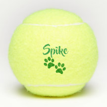 Green Paw Print Personalised Pet or Dog Name Toy