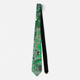 Green PCB Circuit Board Design for IT Pros Tie