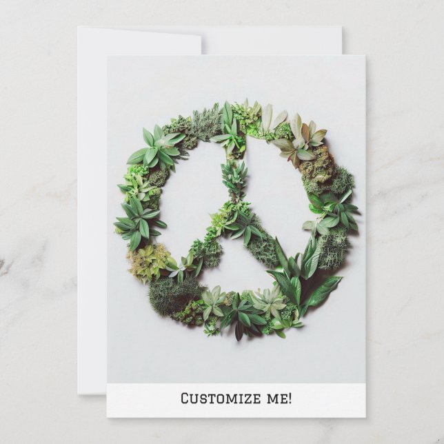 Green Peace Announcement (Front)