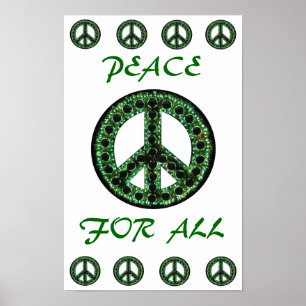 green peace for all poster