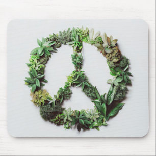 Green Peace Mouse Mat