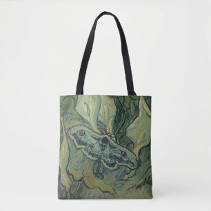 Green Peacock (Emperor) Moth by Vincent van Gogh Tote Bag