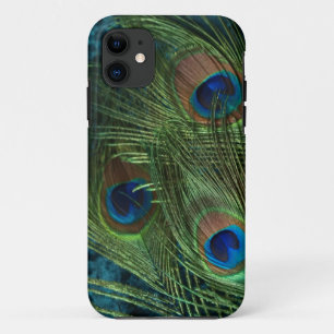Green Peacock Feather iPhone 11 Case