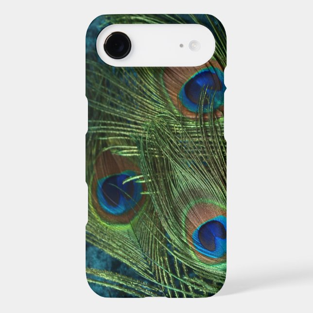 Green Peacock Feather Case-Mate iPhone Case (Back)