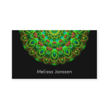Green peacock - Mandala-