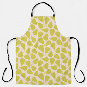 Green Pear All-Over Print Apron