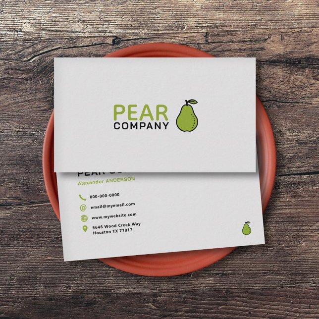 Green Pear Business Card (Green Pear Business Card)