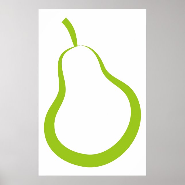 Green Pear Poster (Front)