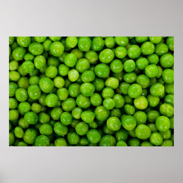 Green Peas Background Poster (Front)