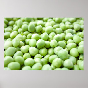 Green peas poster